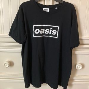 Oasis Band Crewneck T-Shirt Definitely Maybe Unisex L